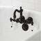 Kingston Brass CA1005T5 3-3/8" Tub Wall Mount Clawfoot Tub Faucet, Oil Rubbed Bronze CA1005T5 - alternate 3